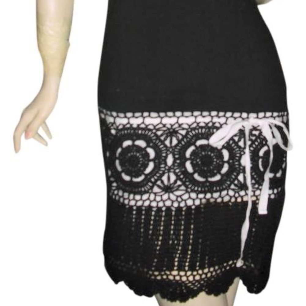 Moda International Ribbed Racerback Crochet Dress - Picture 14 of 14